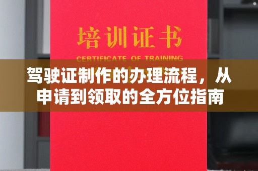 翠屏驾驶证制作的办理流程，从申请到领取的全方位指南