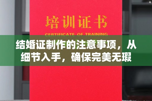 翠屏结婚证制作的注意事项，从细节入手，确保完美无瑕