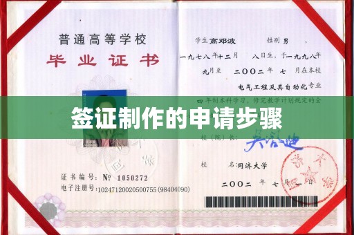 翠屏签证制作的申请步骤