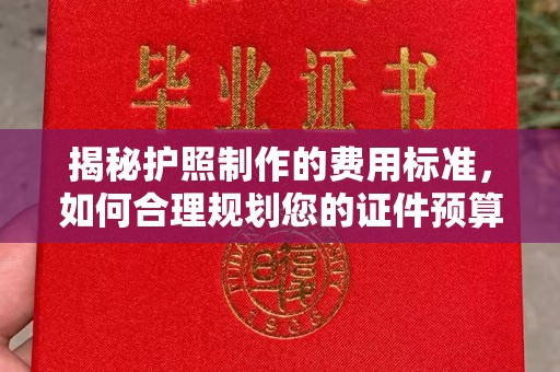 翠屏揭秘护照制作的费用标准，如何合理规划您的证件预算